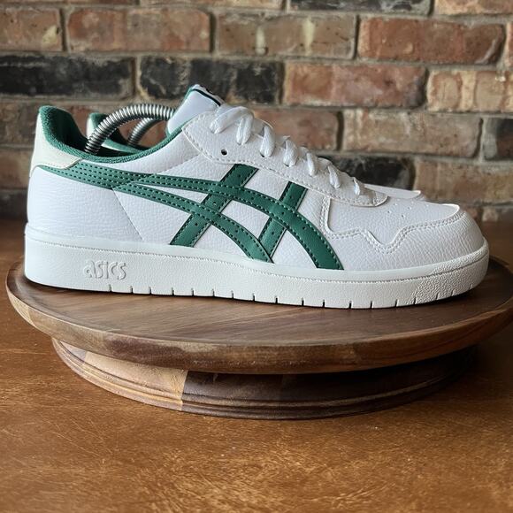 Asics Japan S Athletic Leather Shoes Sneakers Low White Jasper Green Men's 10.5 - Picture 9 of 16